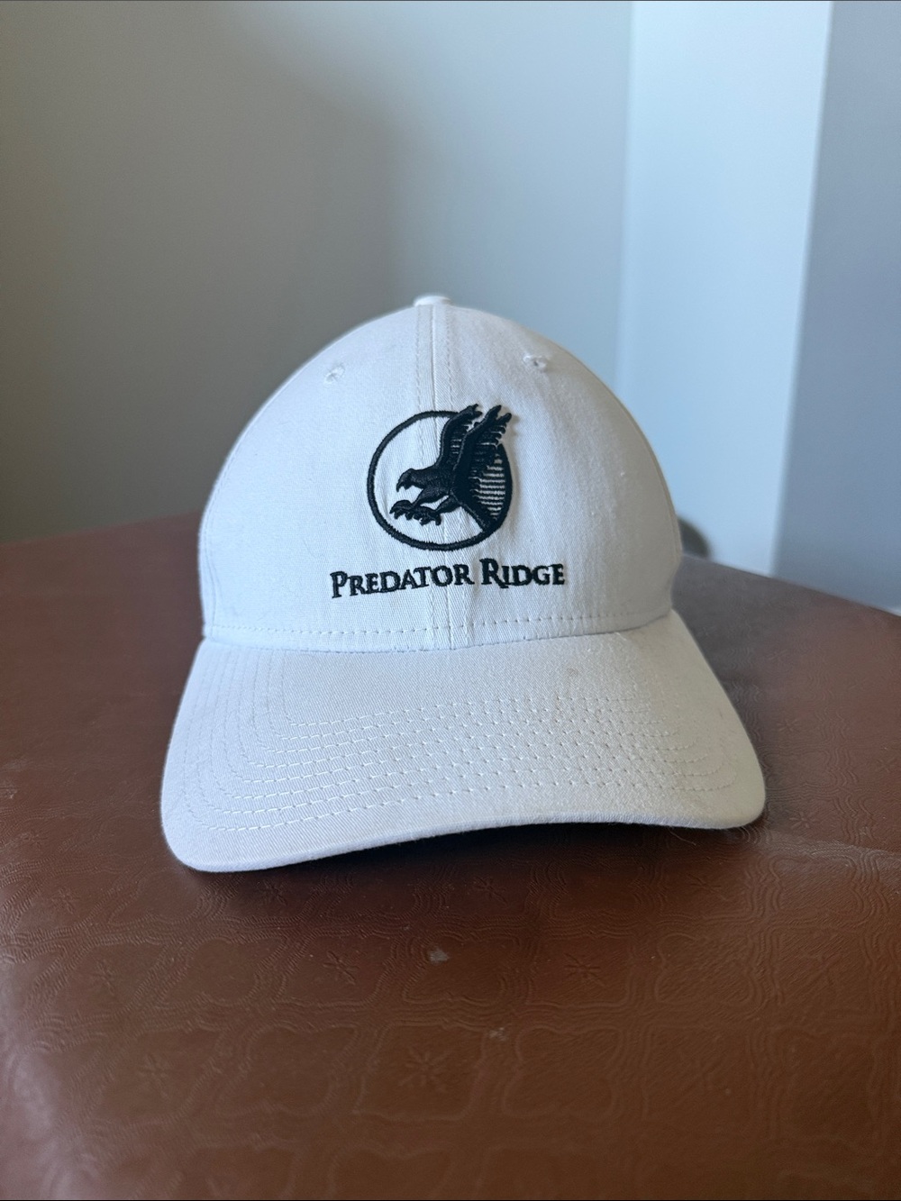 Predator Ridge Embroidered White Baseball Cap